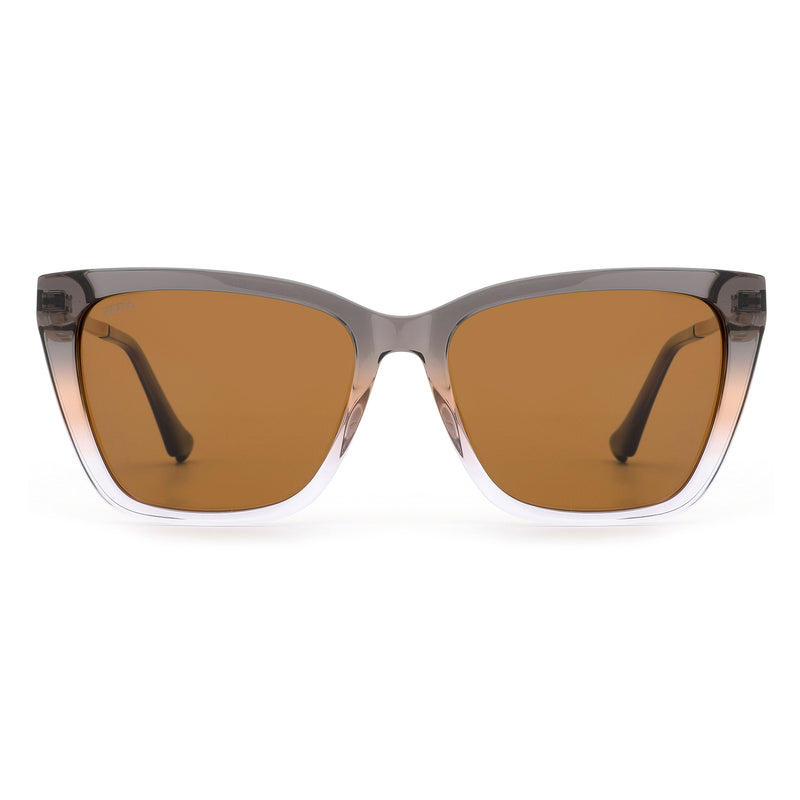Solira - Steel Grey Brown Mirror