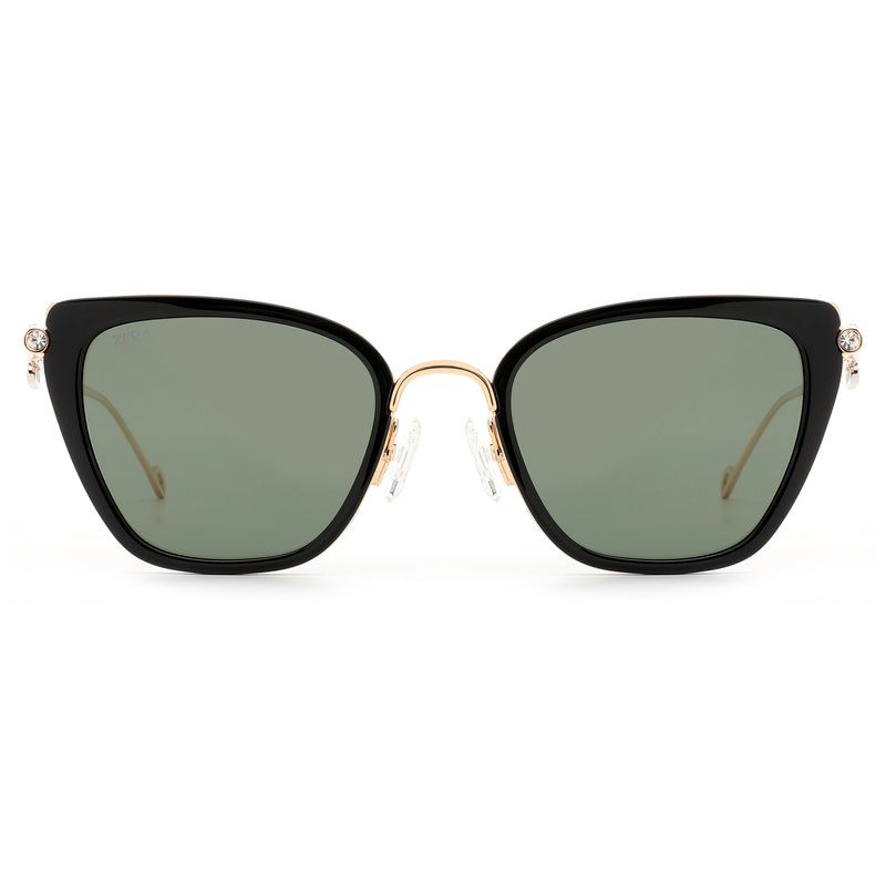 Serica - Titan Black Green Lens