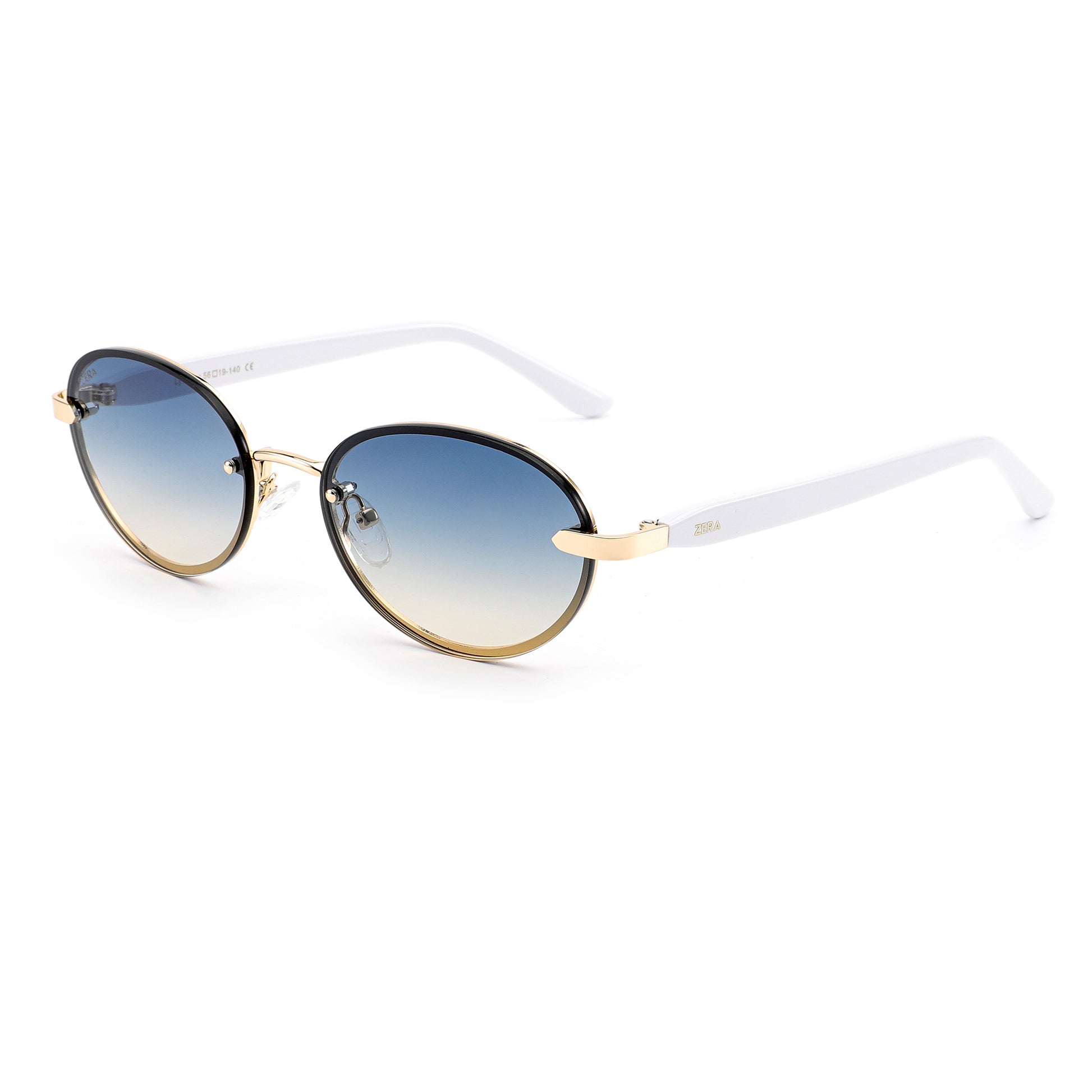 White Nova Blue Lens