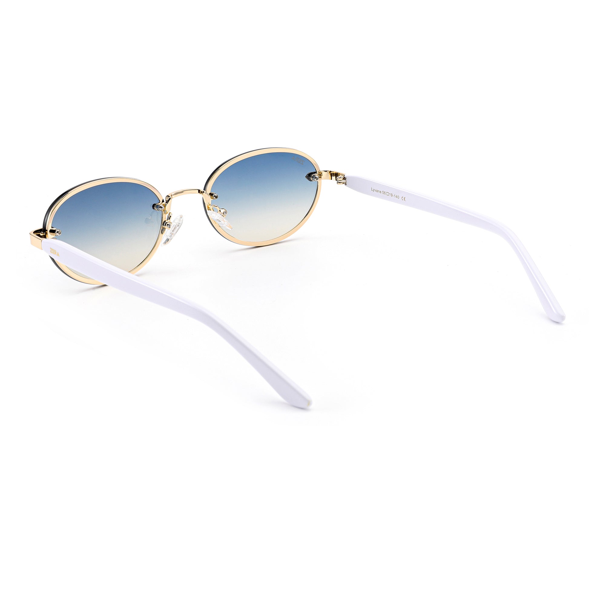 White Nova Blue Lens