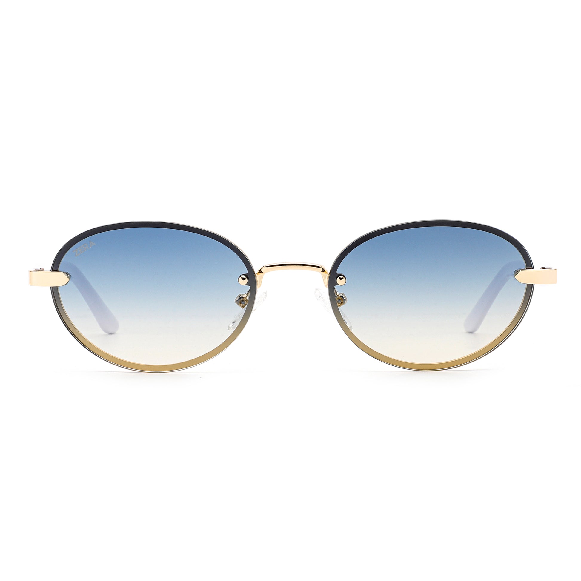 White Nova Blue Lens